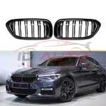 Бъбреци Решетки за BMW G30, БМВ 5 серия G30 G31 Двойни Черен Гланц