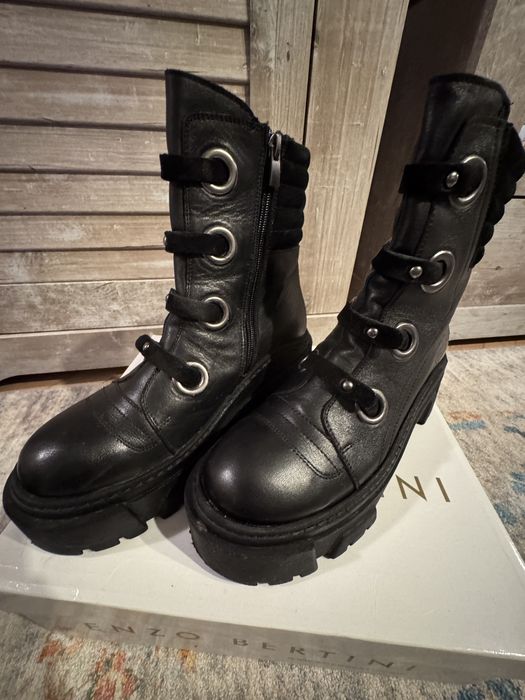 Vand cizme de piele noi Enzo Bertini 37 marime