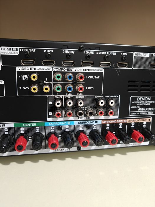 Denon AVR X 3000 HDMI 4K USB 7.2