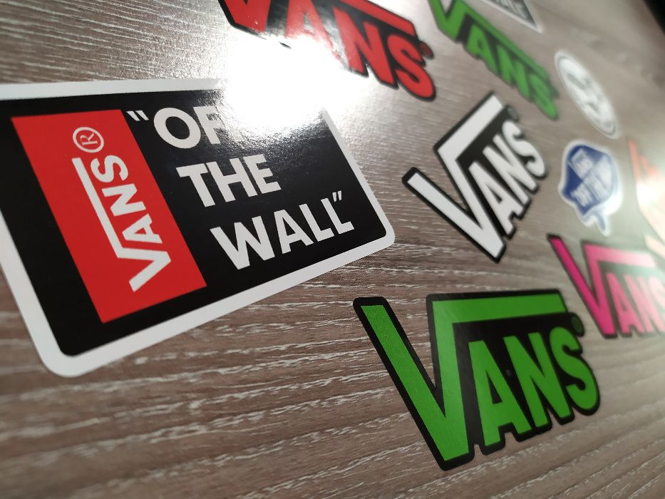 Стикери VANS ВАНС лист А4 - 14 бр общо Sticker