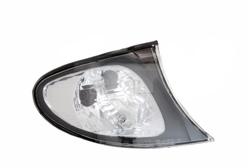 Lampa semnalizare fata Bmw Seria 3 (E46) Sedan/Combi,10.2001-06.2005, partea Dreapta, omologare ECE, semnalizator alb, cu rama neagra, fara suport becuri, TYC 18-0163-15-2, 63136914200, 63137165850