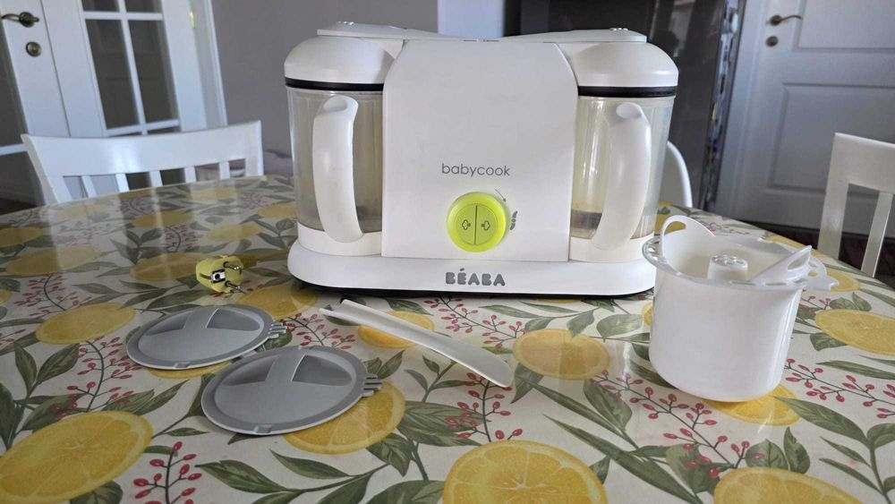 Aparat de gatit Beaba Babycook Plus + accesoriu gatire orez/paste