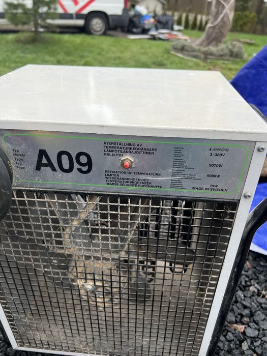 Aerotermă industrială RAW 9000W trifazică, profesională