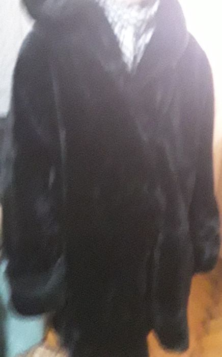 Haină damă blană sintetica monton dore.