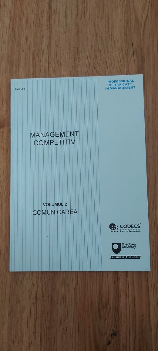 Curs Management Competitiv