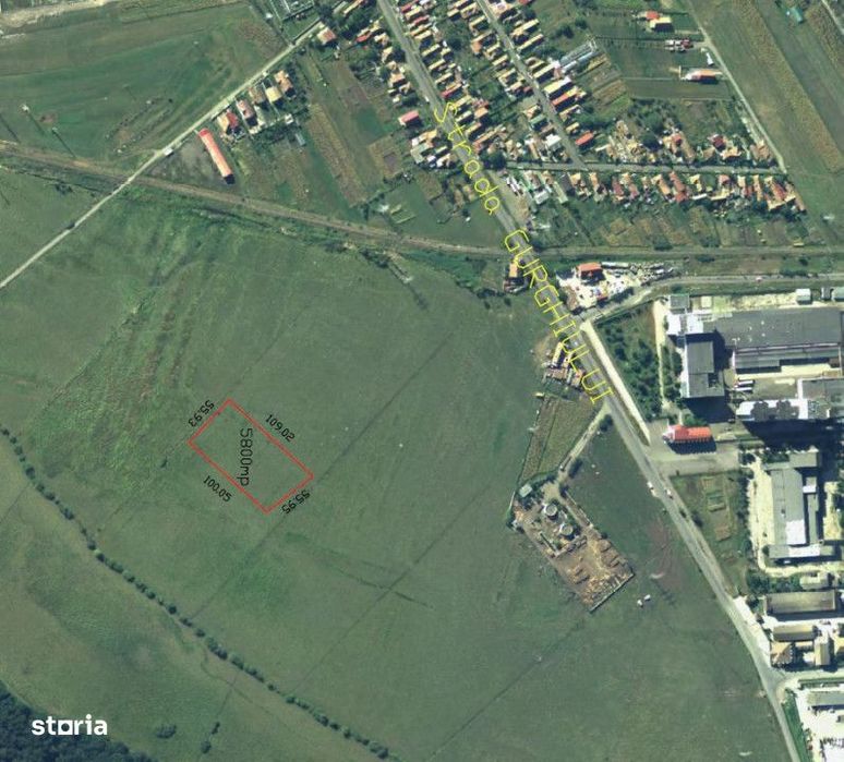 Teren intravilan de vanzare 5800 mp - zona Iernuţeni