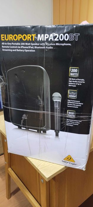 Boxa, Behringer MPA200BT, Amplificator,  Tweeter, DAC HDMI audio BT5