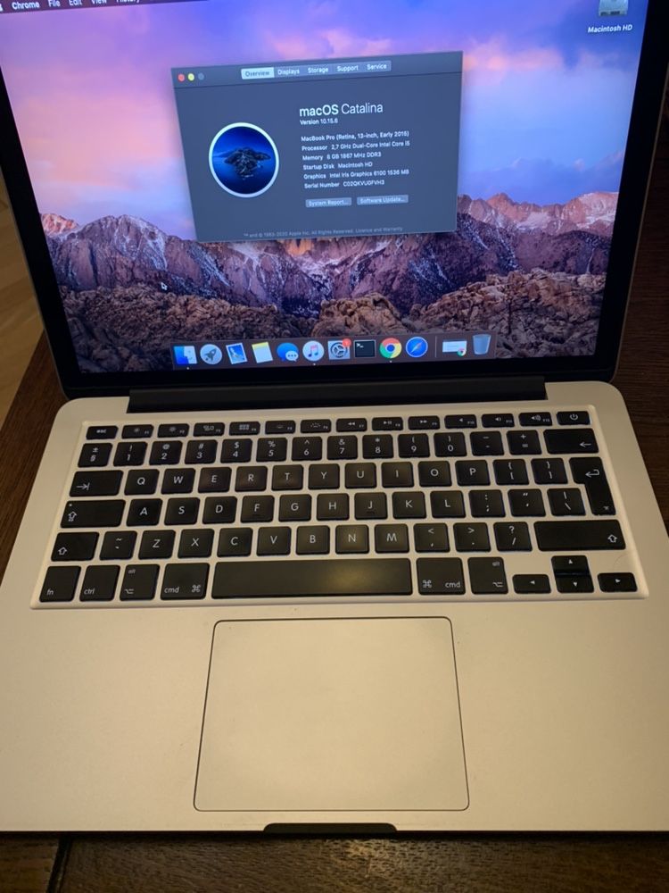 Apple macbook pro 13” model 2015