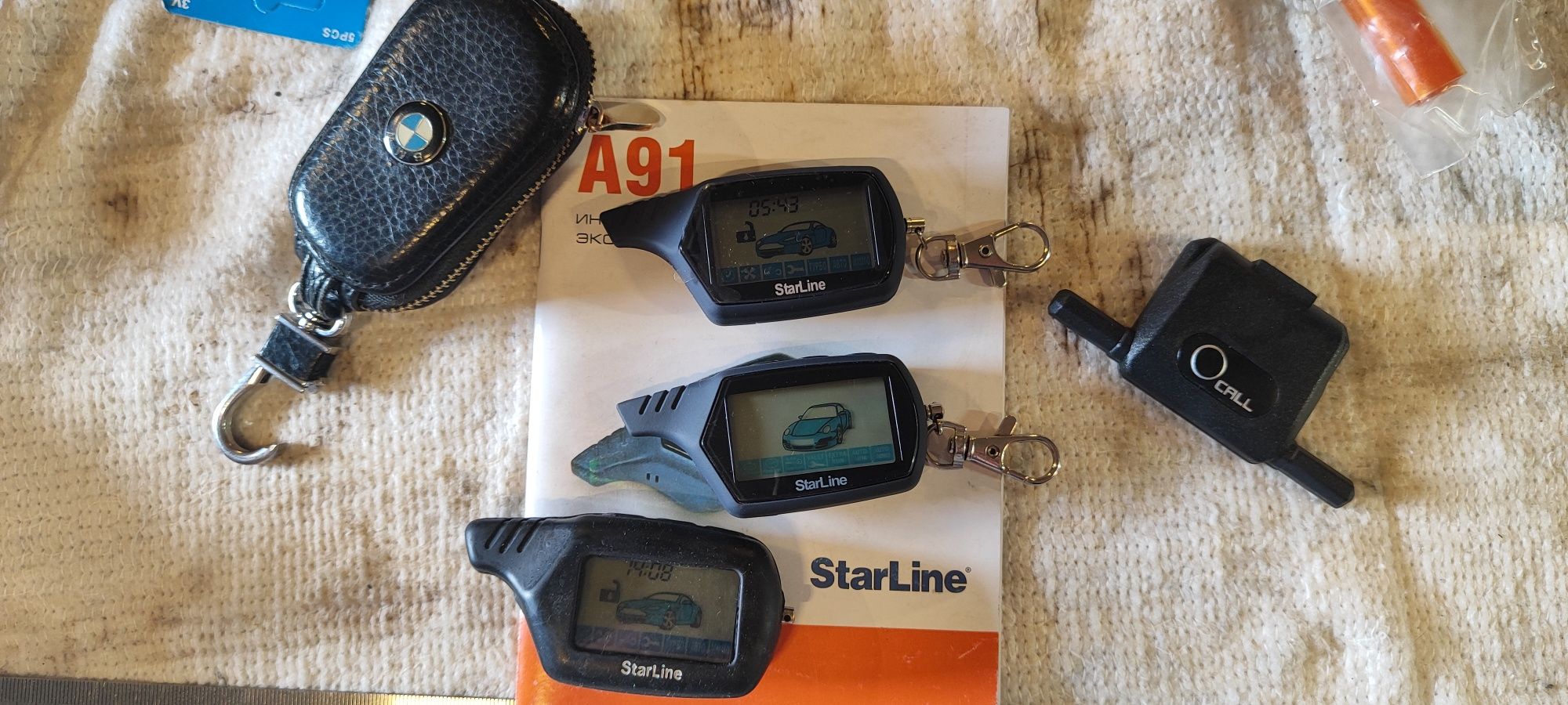 Продам комплектующие от сигнализации Starline A91