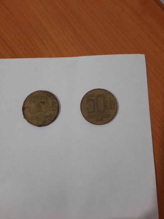 Monede 100 lei,50 lei,1leu,5bani