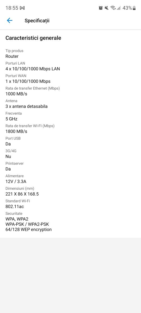 Router wireless AC1900 TP-Link Archer C9