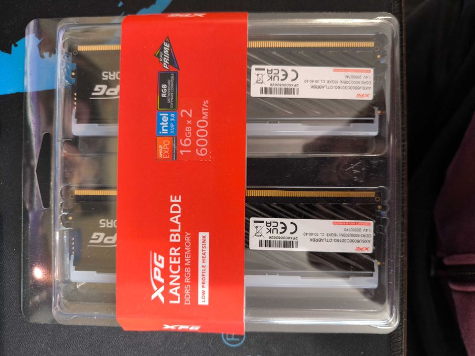RAM XPG DDR5 RGB 2x16GB Kit 6000MHz CL30