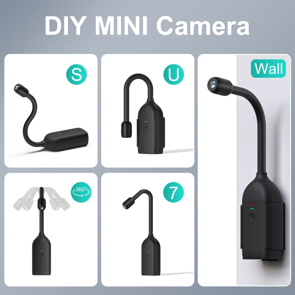Camera tip Nasture, Flexibila 360°, Wifi, Audio Bidirectional