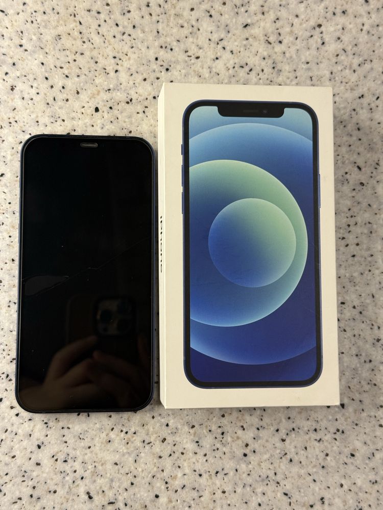 Iphone 12, 128 гб, синий цвет