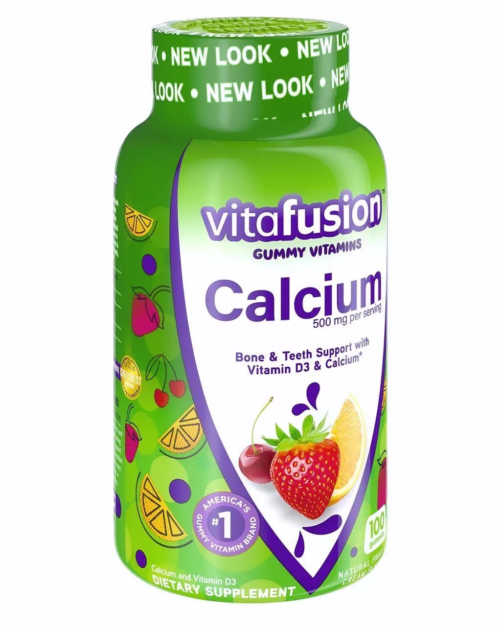 Vitafusion Calcium 500 mg 100 gummies