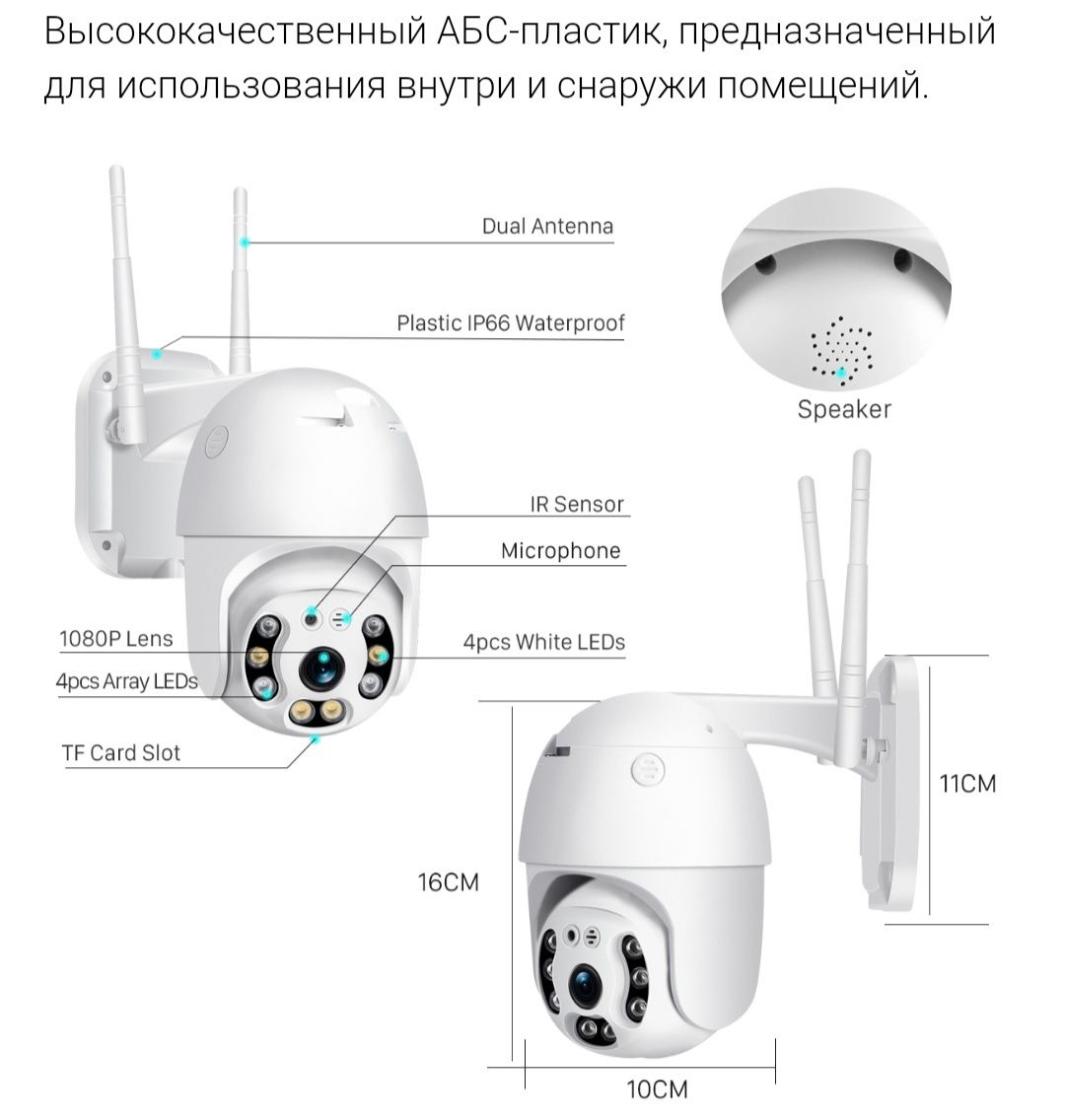 Уличная ip-камера с дистанционным управлением через интернет