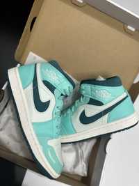 Air Jordan 1 Mid Turquoise Noi 37.5 & 38