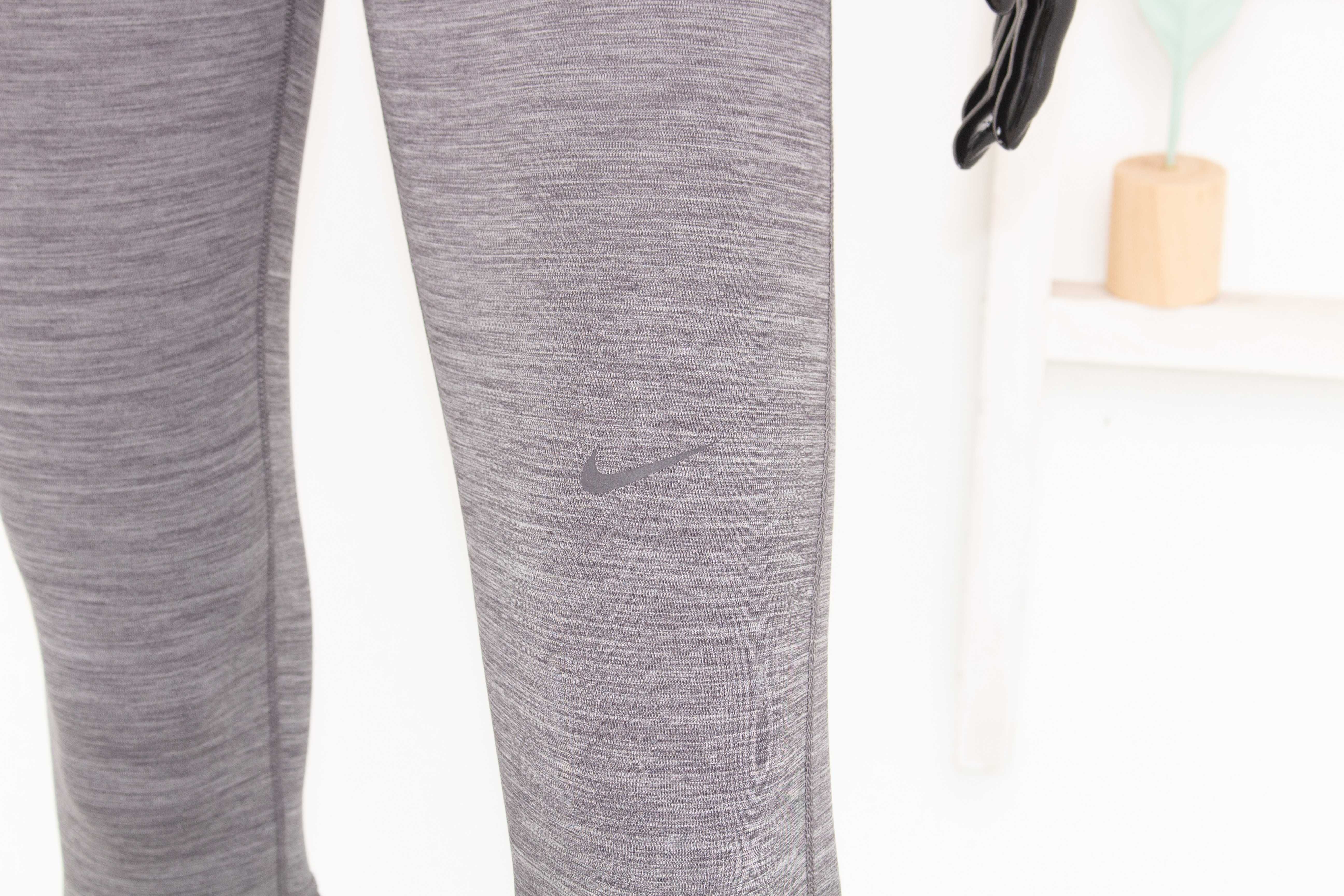 Nike Pro Оригинален дамски клин сив дълъг с мрежа S