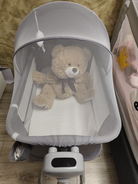 Pătuț cu sistem de legănare electric 3 în 1