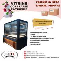 Vitrina Rece Pentru Prajituri 150x90x150  In Stoc