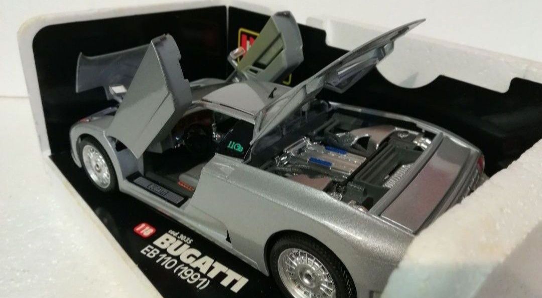 Bugatti EB110 (1991) gry bburago 1 18 
Scara 1:18
Bburago

Pozele refl