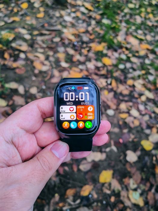 NOU, SIGILAT Smartwatch monitorizare tensiune arteriala, 12z autonomie