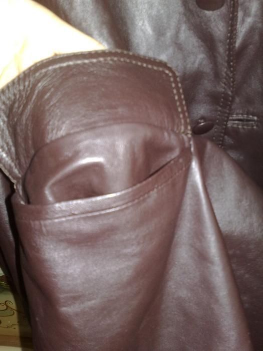 sacou/haina piele barbati piele manusa,foarte subtire