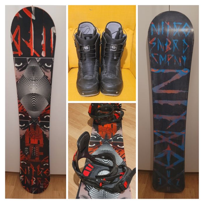 Placa snowboard Burton 155 - 159 + legaturi + boots BOA