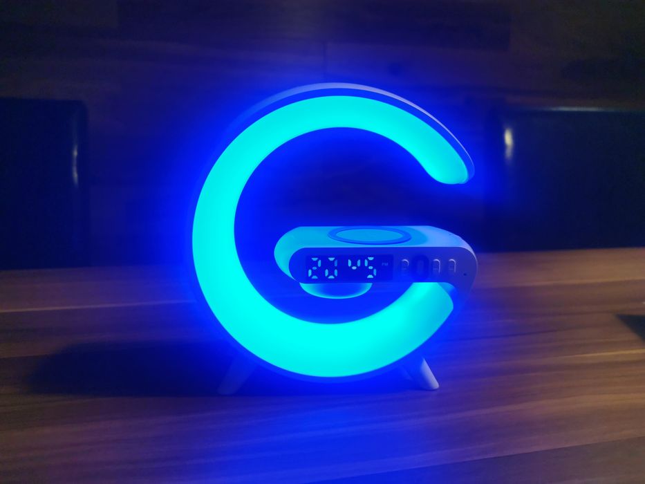 Încărcător rapid/lampă LED /ceas cu alarma/boxă bluetooth