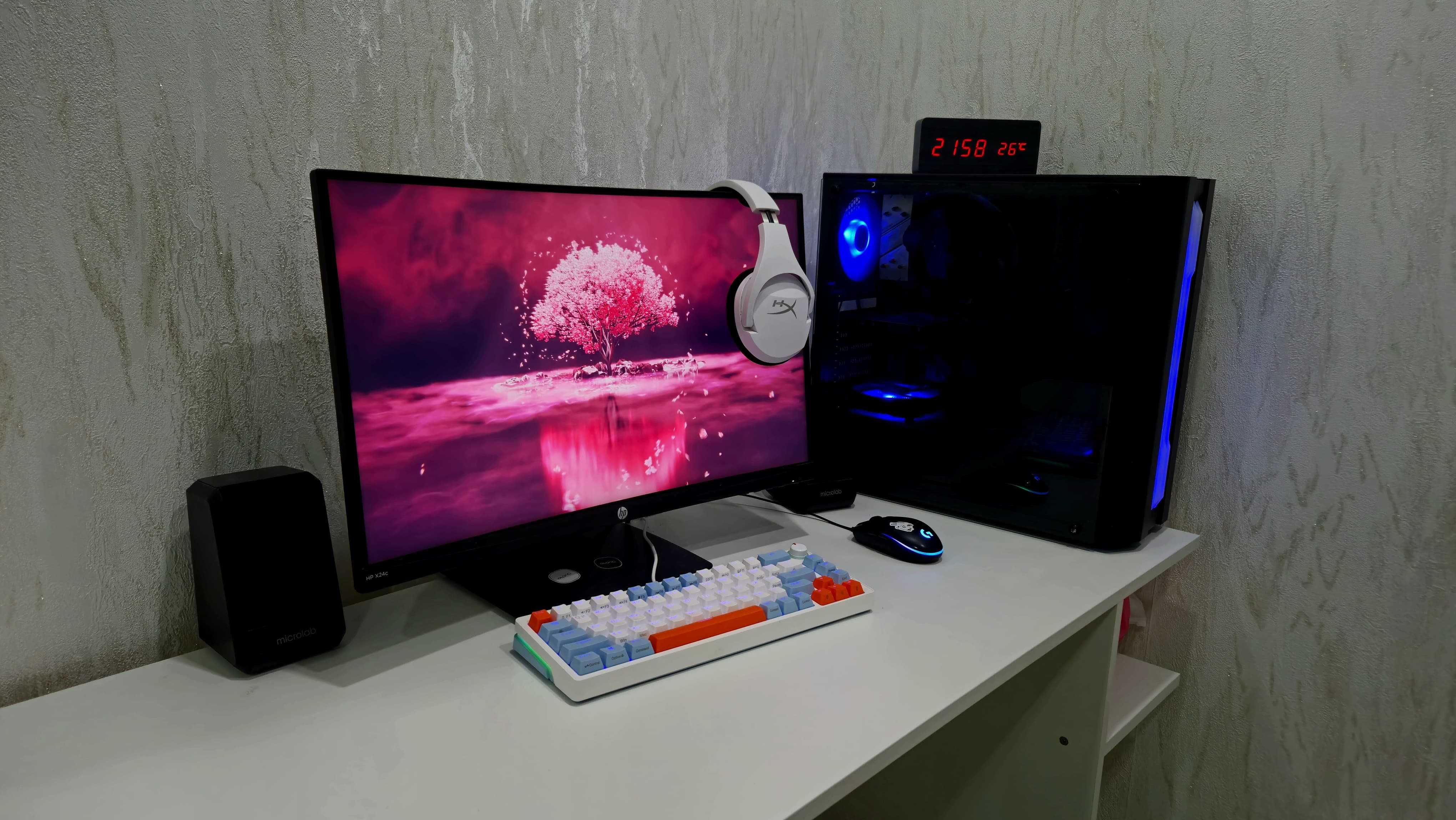Игровой компьютер со всеми комплектующими + Стол