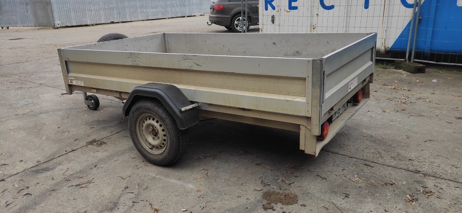 Remorca Carros 1 ax cu franare,1800 kg 2,12 m x 4,37 m ITP 10.11.2025