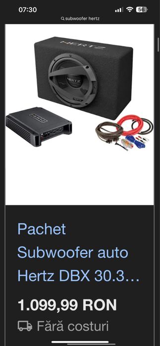 Subwoofer hertz 1000w