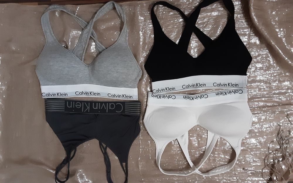 (XS) (S) Calvin klein ЛОТ 4 оригинални бюстиета повдигащ ефект 50.00лв