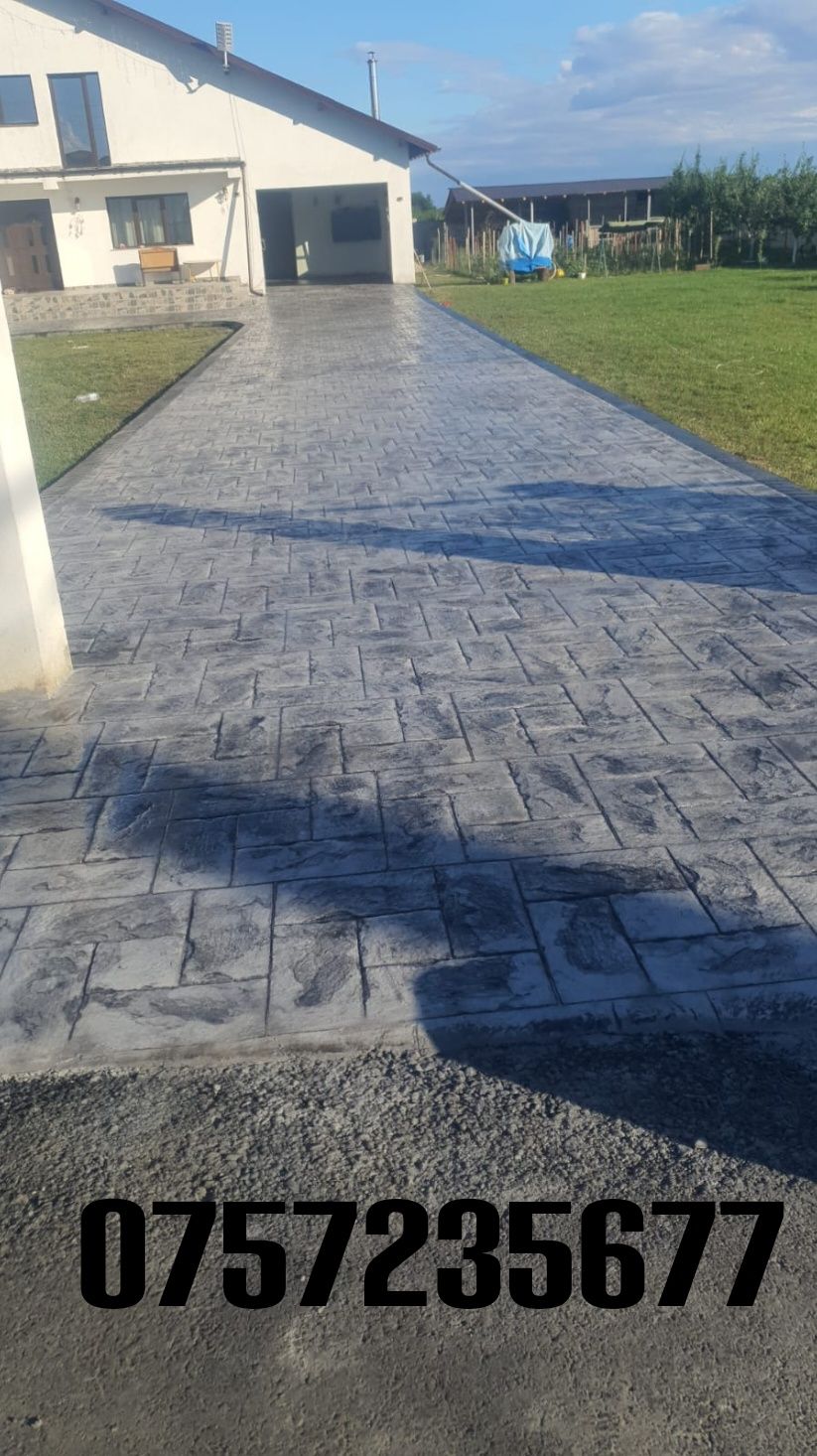 #beton amprentat #