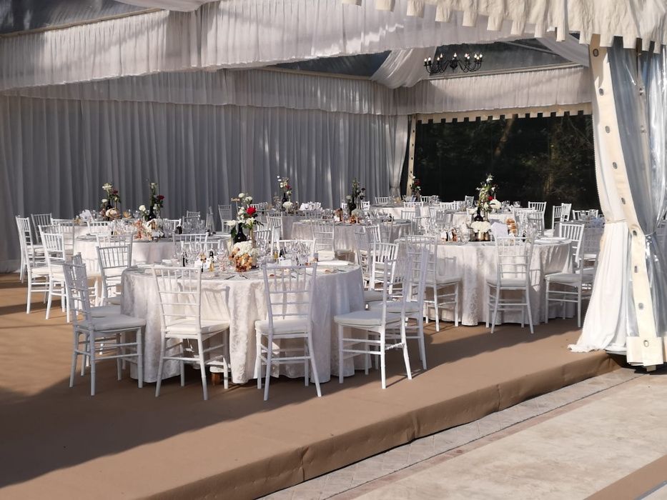 Scaune CHIAVARI POLIPROPILENA PURA cu 7 bare, garanție 5 ani (Făgăraș)