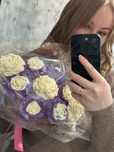 Букеты из шоколадных цветов