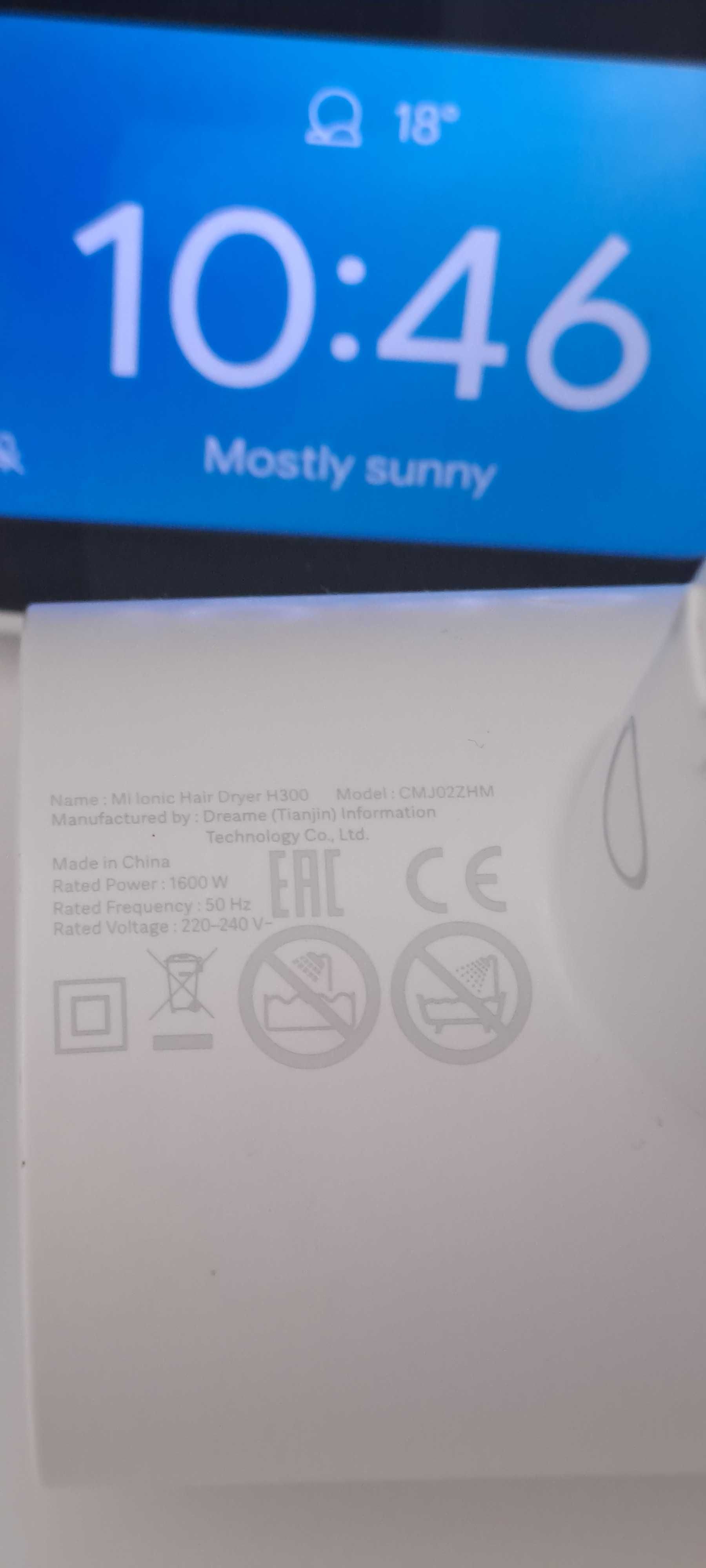 Uscator de par Xiaomi ,foarte ușor si mic