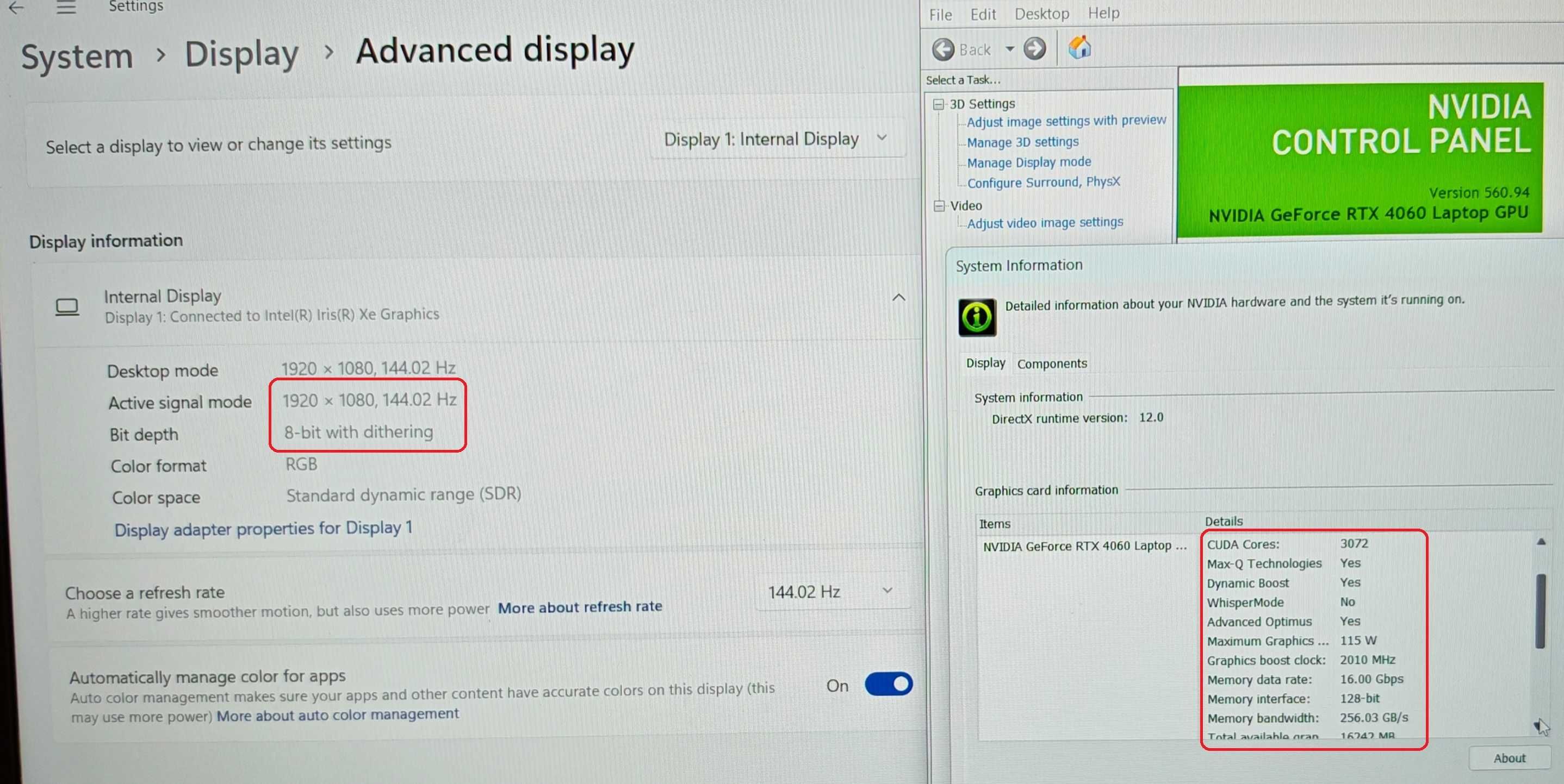 RTX 4060 8GB/Core i5-13500H/16GB RAM/512 GB SSD/15.6 144Hz/Lenovo LOQ