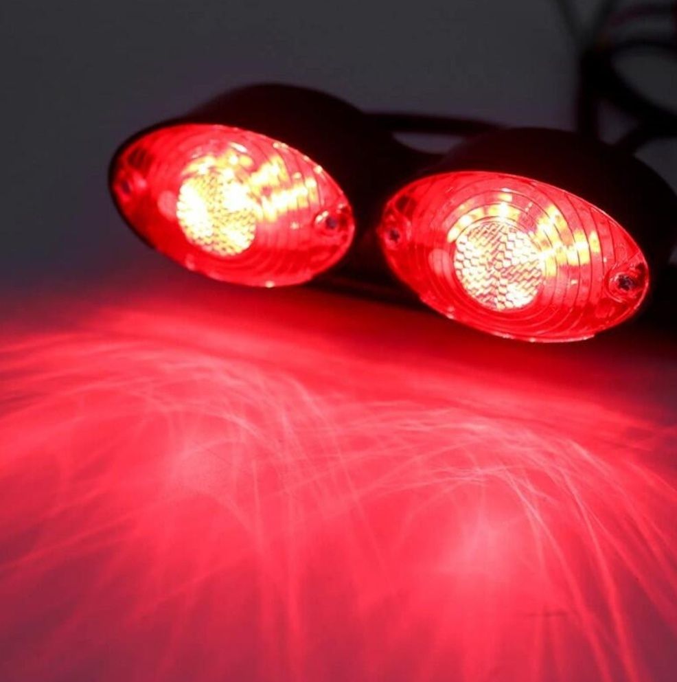 Stop led moto ATV led cu iluminare numar