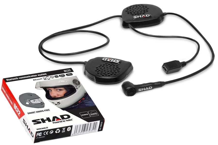 Bluetooth слушалки за каска SHAD BC22