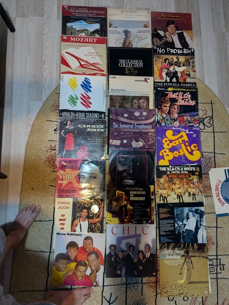 Placi vinil în stare foarte bună