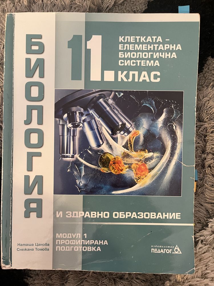 Биология 11 клас, профилирана подготовка, педагог