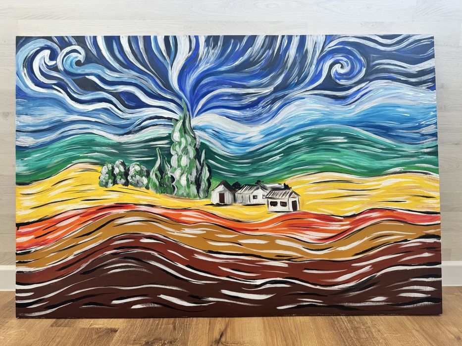 Картина интерьерная акрил «Дорога домой»120*80 см