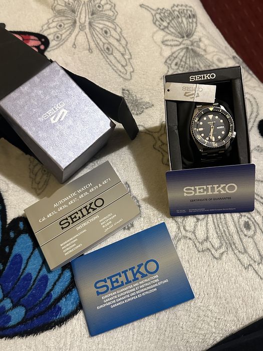 Vând ceas Seiko Nou transparent Automatic adus din Swis