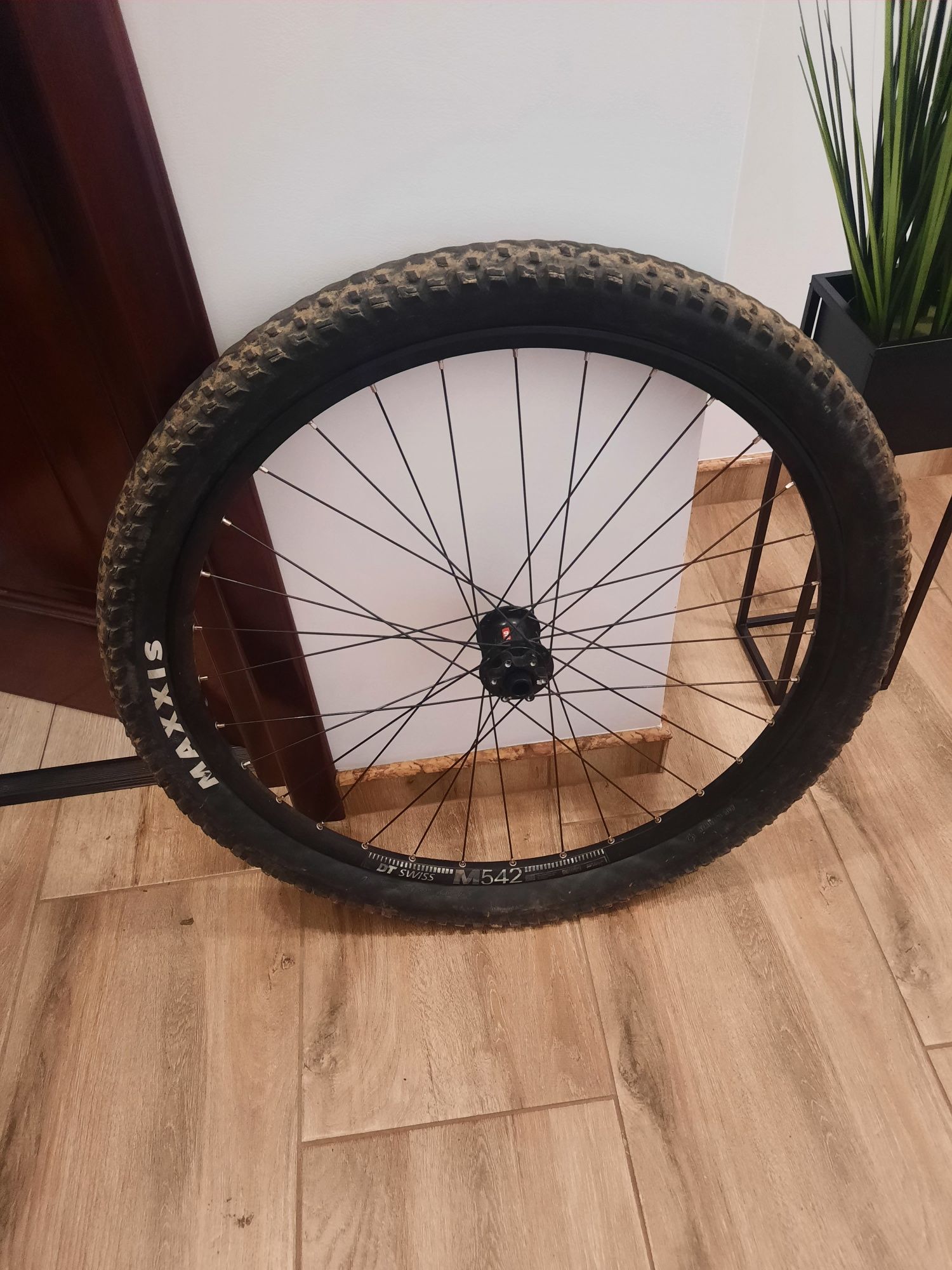 Roata dt swiss cu cauciuc maxxis