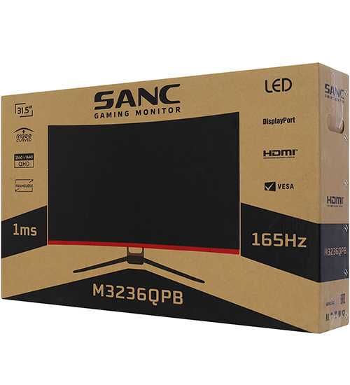 Монитор Sanc M3236QPB Curved LCD 31.5" 2560x1440, VA (LED), 165Hz