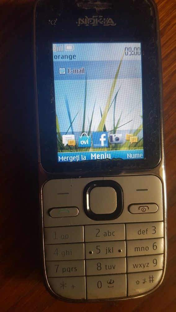 Nokia C2.01, cu butoane