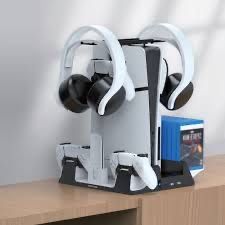 Подставка, кулер зарядки джойстика PS5 Green lion