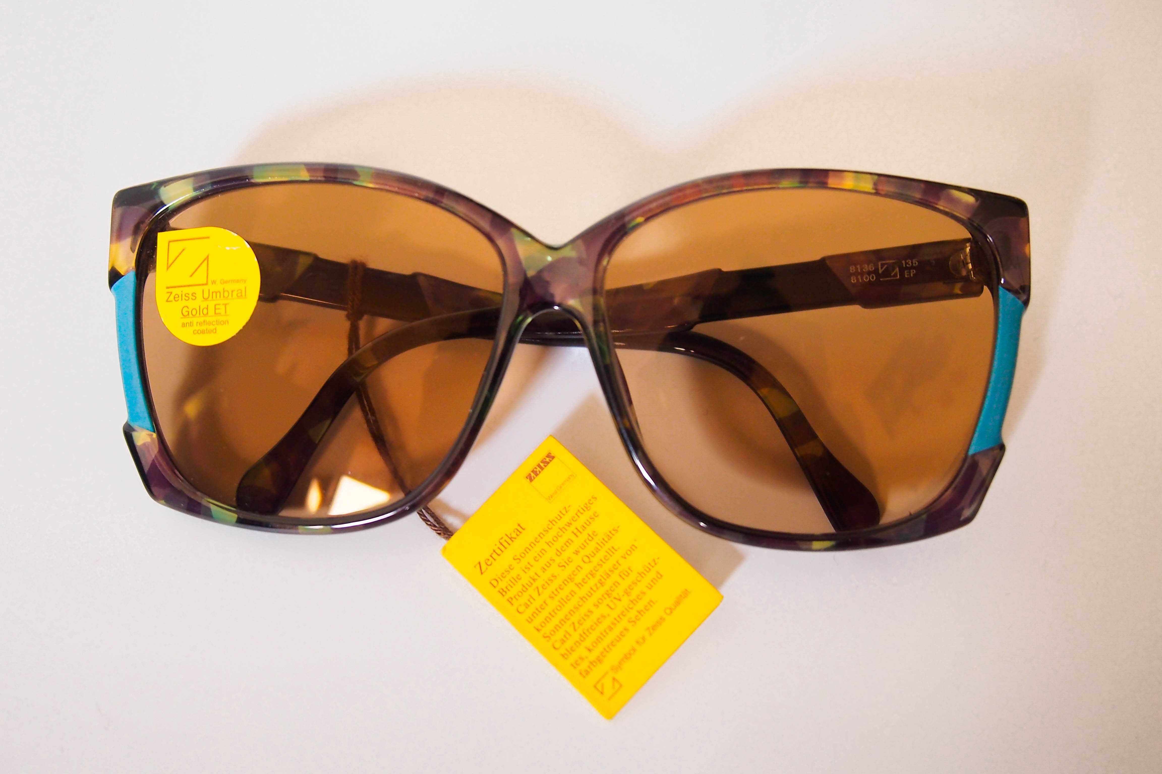 Ochelari de soare vintage NOS Zeiss Umbral Gold ET