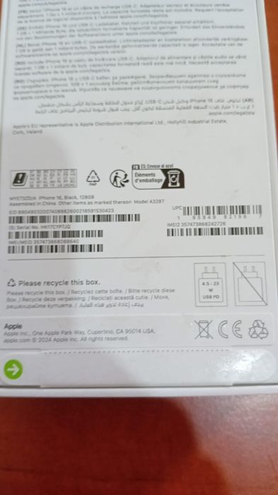 iPhone 16  126 GB